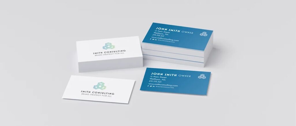 Guide to create modern business cards